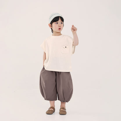 胸元ポケット付きタンクトップ