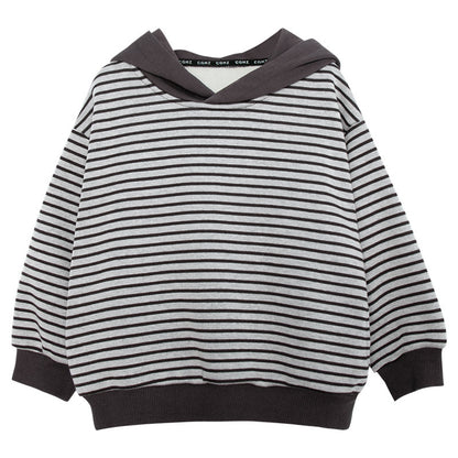 細ボーダーフーディー