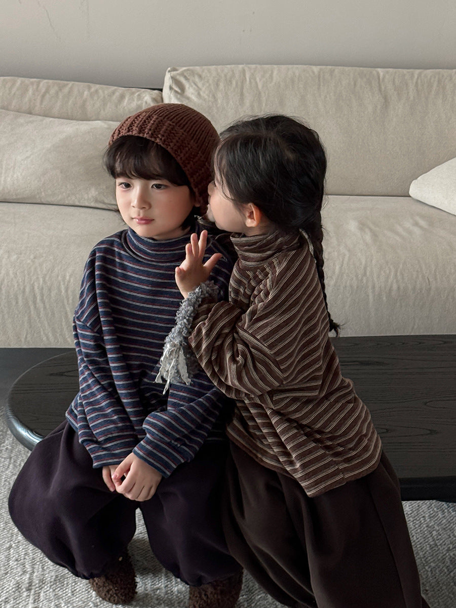 カシミア風ボーダートップス