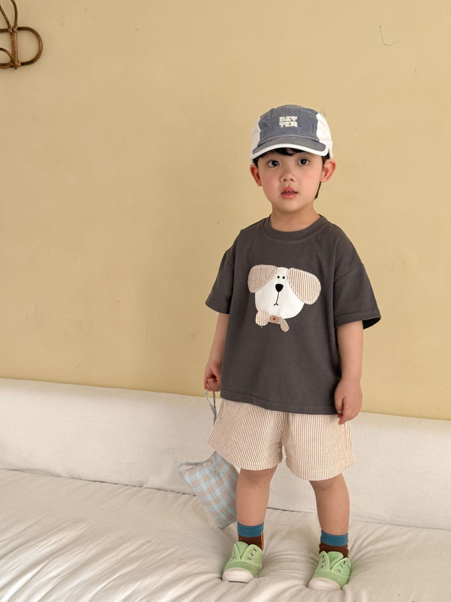 アニマルワッペンTシャツ&ショーツセット