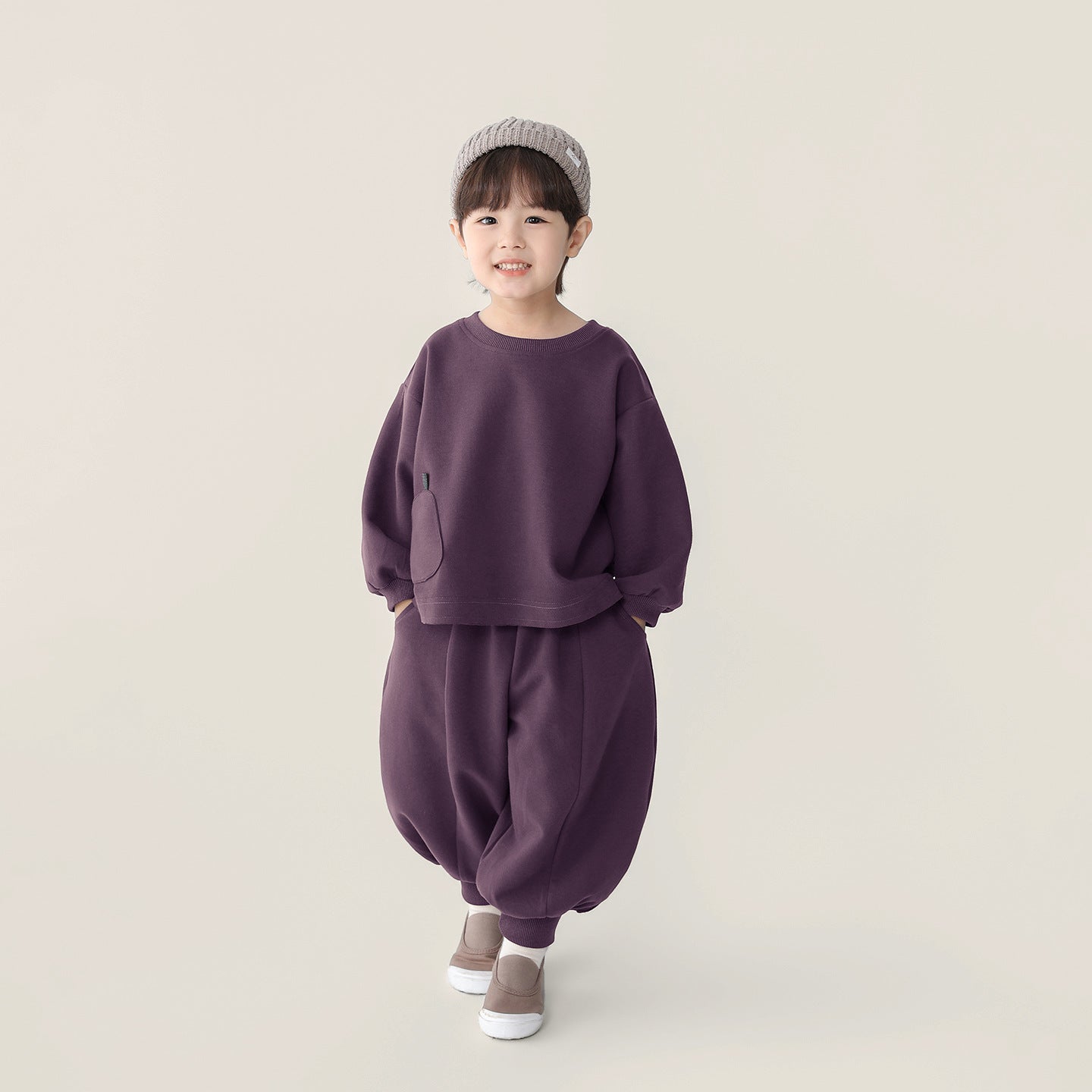 梨ワッペンスウェットセットアップ