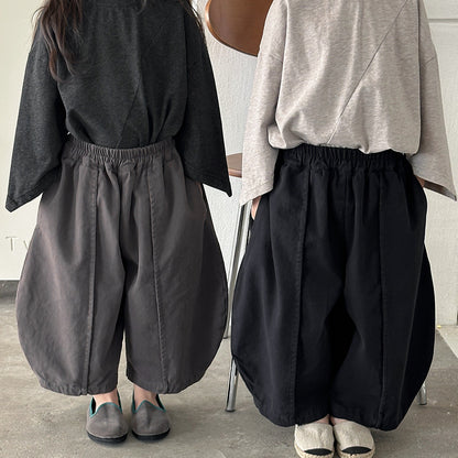 コットンセンタープリーツパンツ