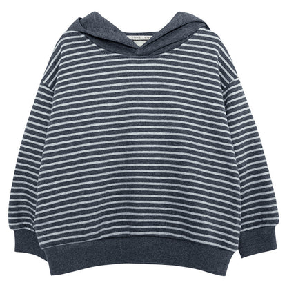 細ボーダーフーディー