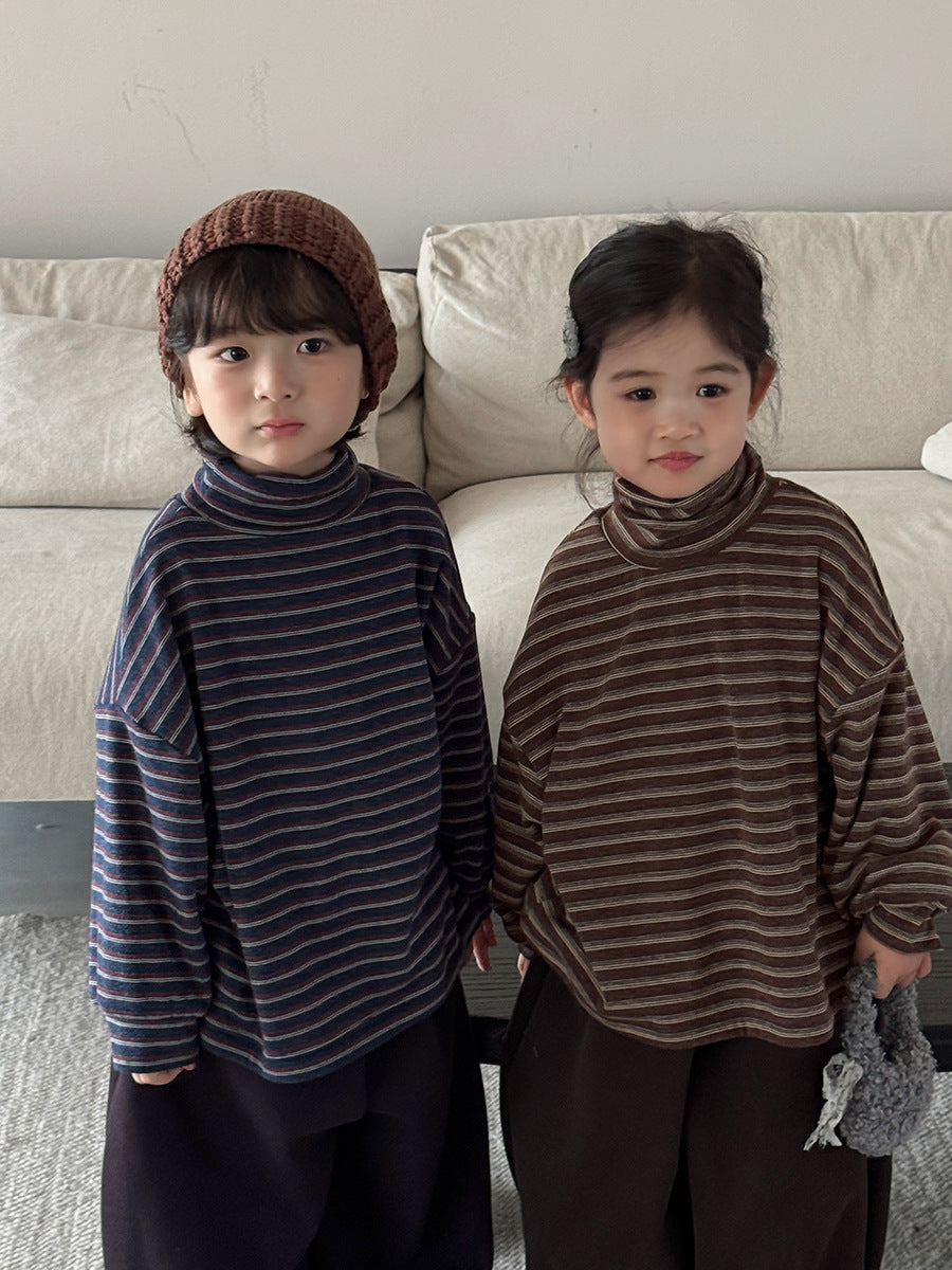 カシミア風ボーダートップス