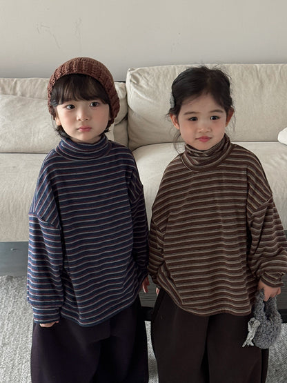 カシミア風ボーダートップス