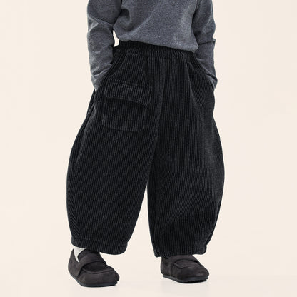 裏ボアシェニール織りパンツ