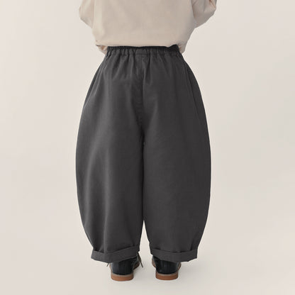 ベーシック純綿ロングパンツ