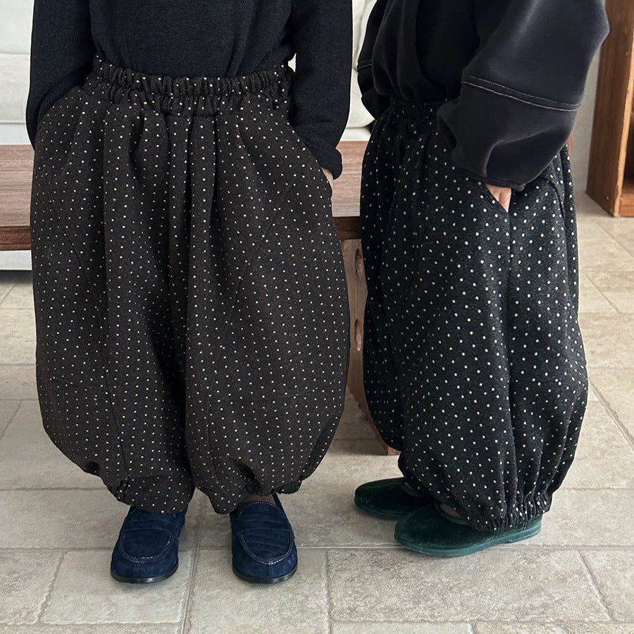 ドット裏ボアバルーンパンツ