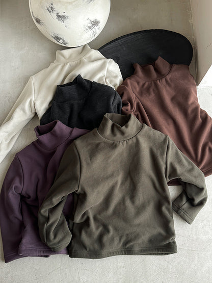 Fleece-lined high-neck inner