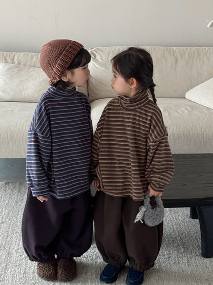 カシミア風ボーダートップス