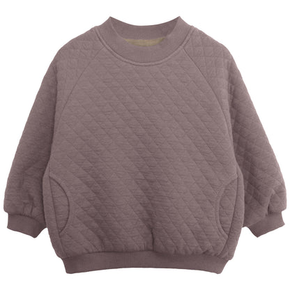 裏ボアキルティングスウェット