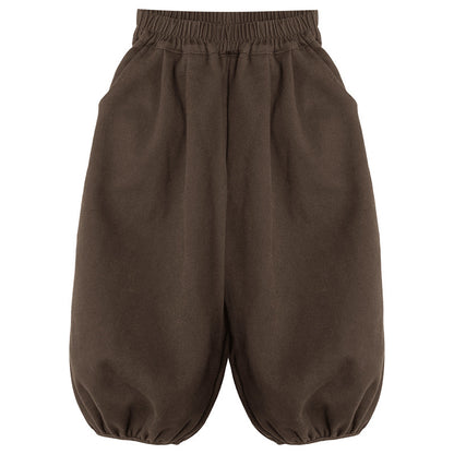 厚手裏ボアバルーンパンツ