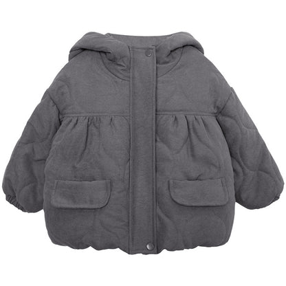 クマ耳中綿コート