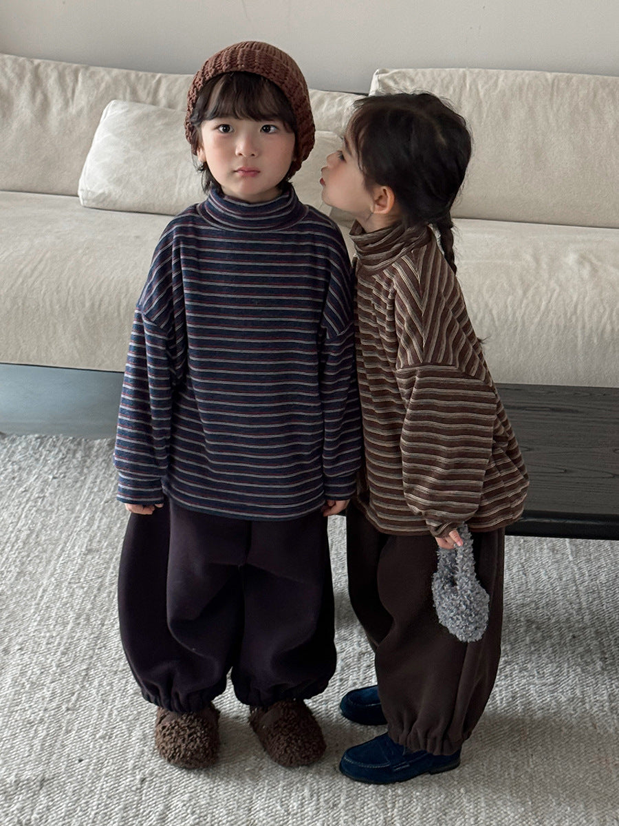 カシミア風ボーダートップス