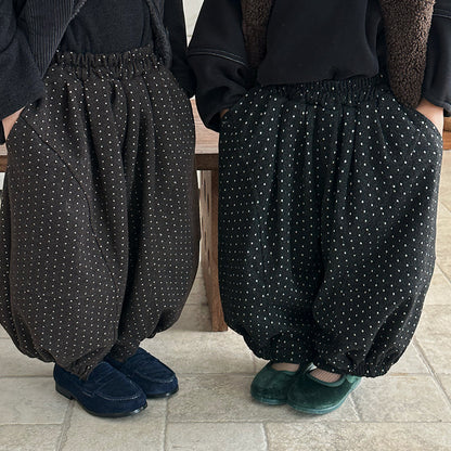 ドット裏ボアバルーンパンツ