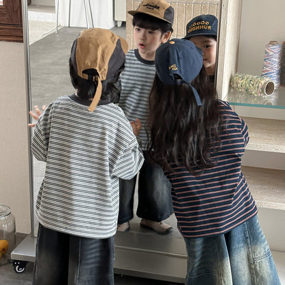 ボーダーカットソー