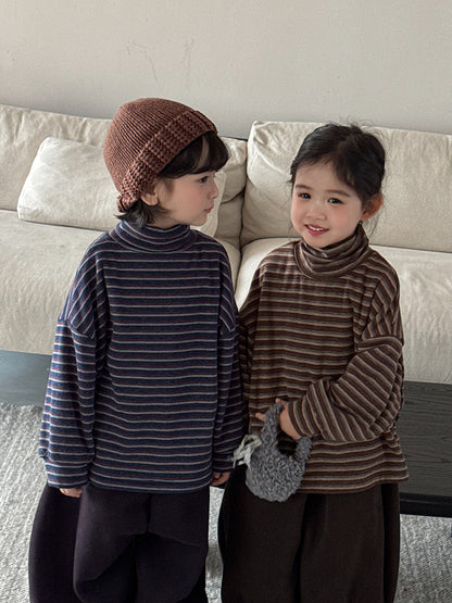 カシミア風ボーダートップス