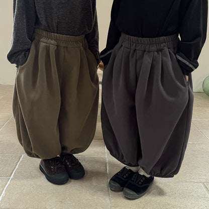 シンプル無地バルーンパンツ