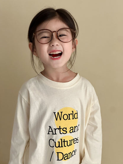 レターデザイン長袖Tシャツ