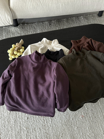 Fleece-lined high-neck inner