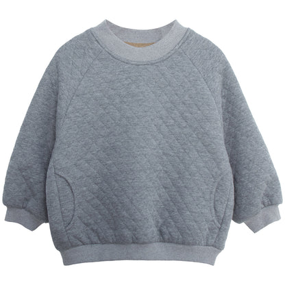 裏ボアキルティングスウェット