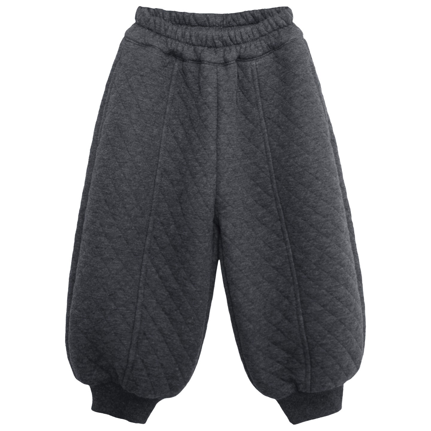 ダイヤモンドキルト裾ゴムパンツ