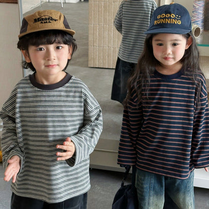 ボーダーカットソー