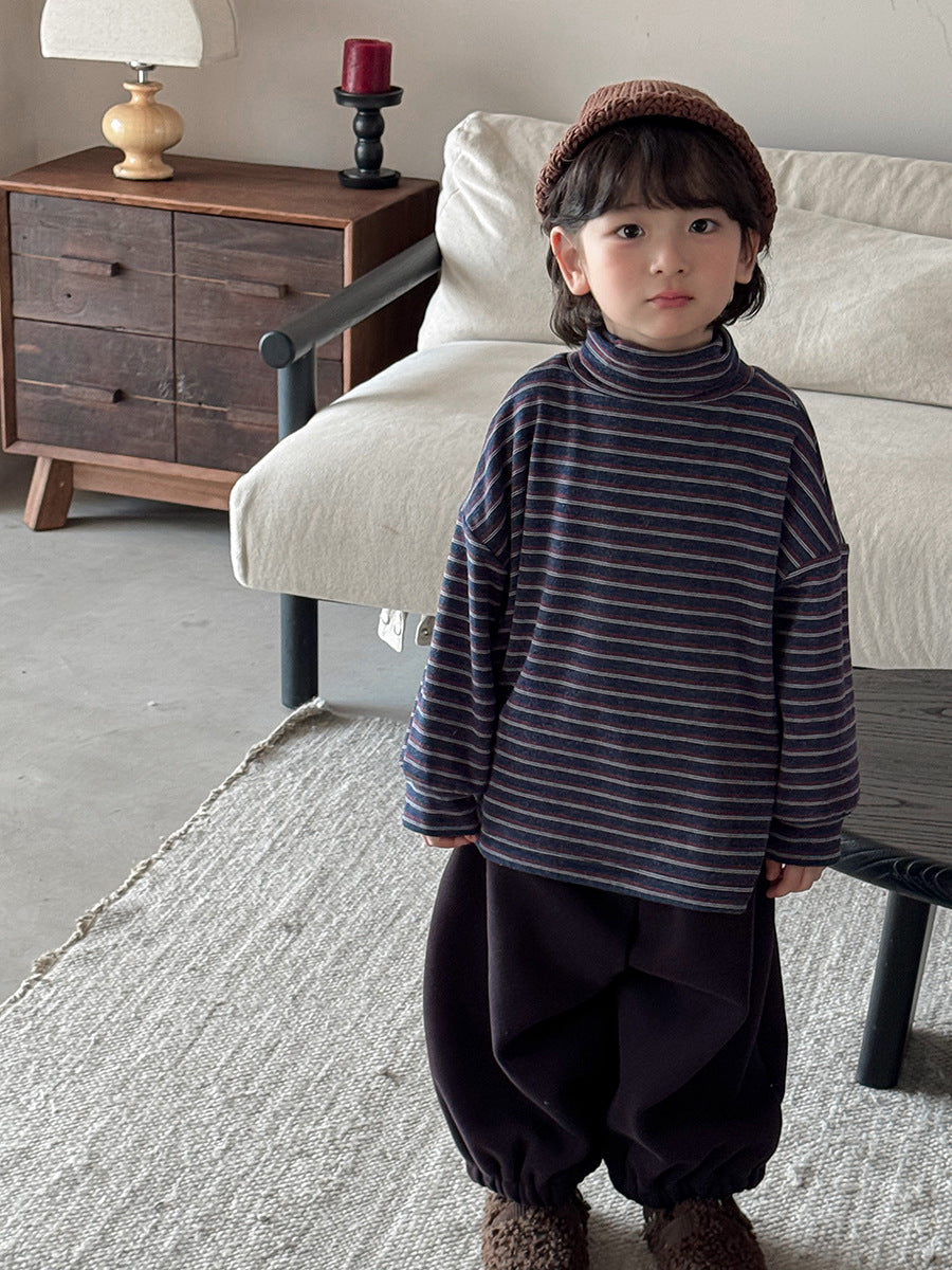 カシミア風ボーダートップス