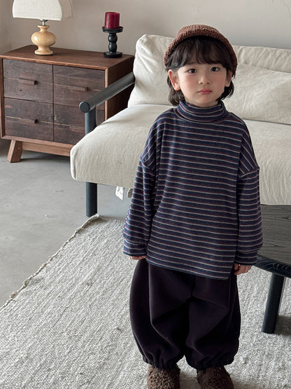 カシミア風ボーダートップス