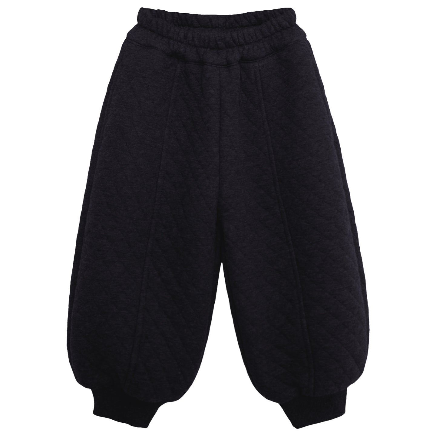 ダイヤモンドキルト裾ゴムパンツ