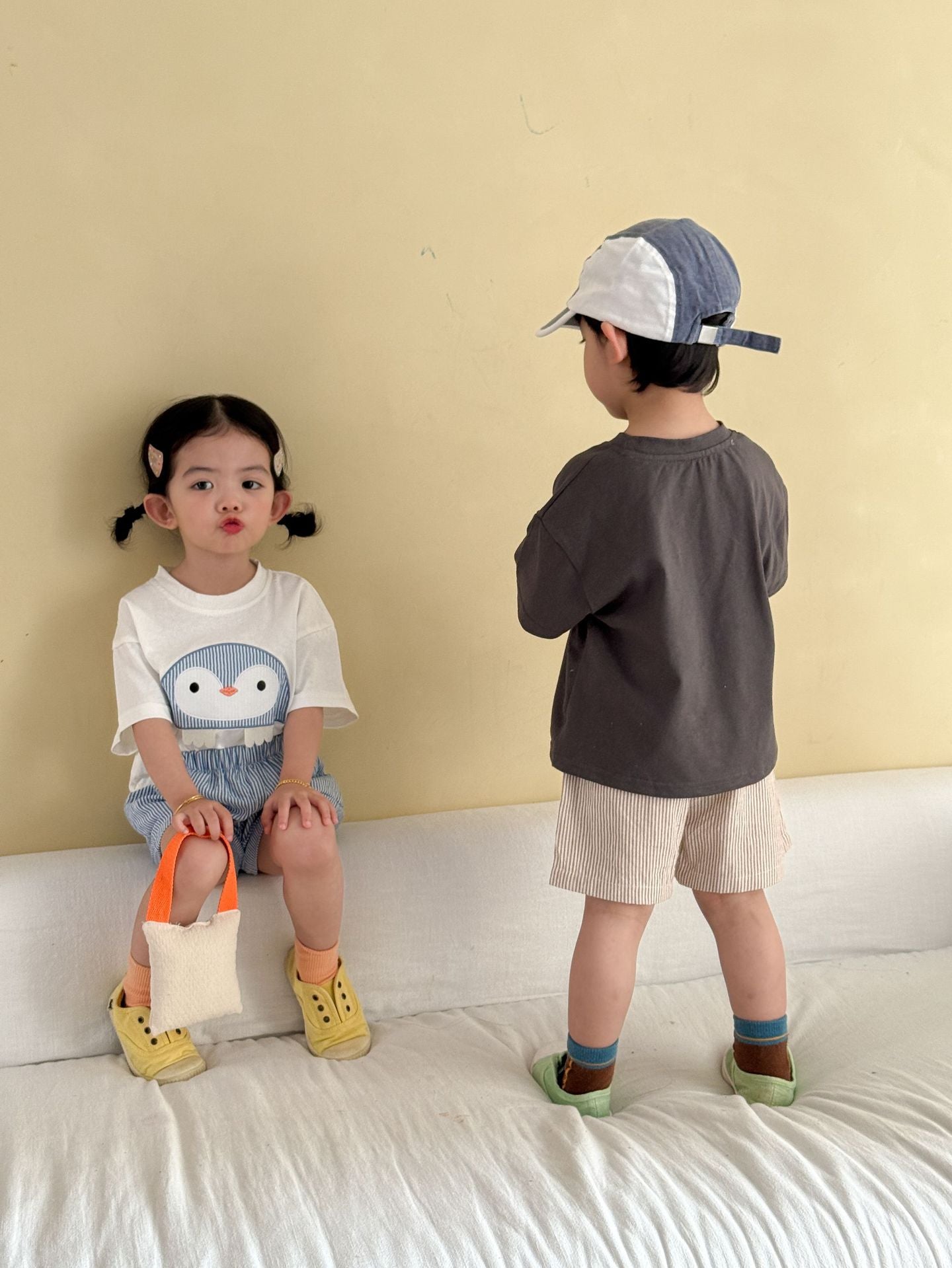 アニマルワッペンTシャツ&ショーツセット
