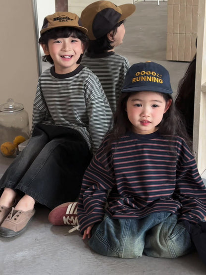 ボーダーカットソー