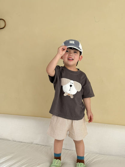 アニマルワッペンTシャツ&ショーツセット