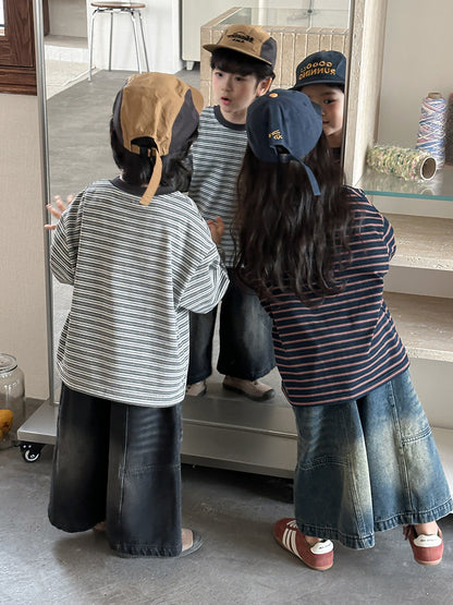 ボーダーカットソー