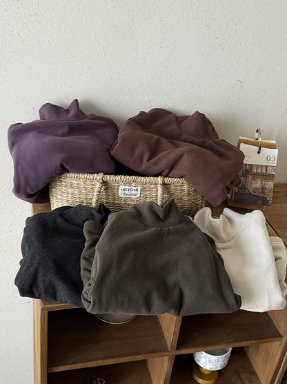 Fleece-lined high-neck inner