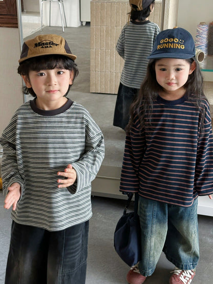 ボーダーカットソー