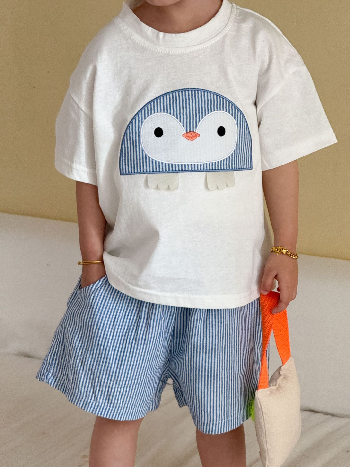 アニマルワッペンTシャツ&ショーツセット