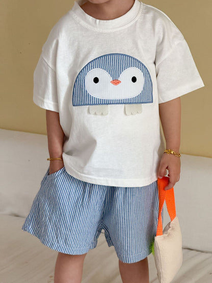 アニマルワッペンTシャツ&ショーツセット