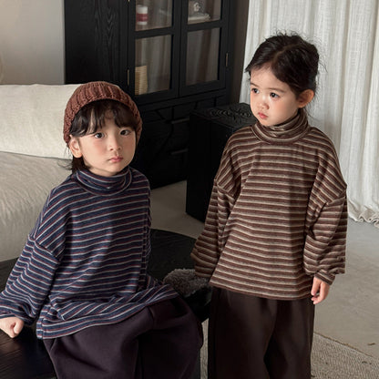 カシミア風ボーダートップス