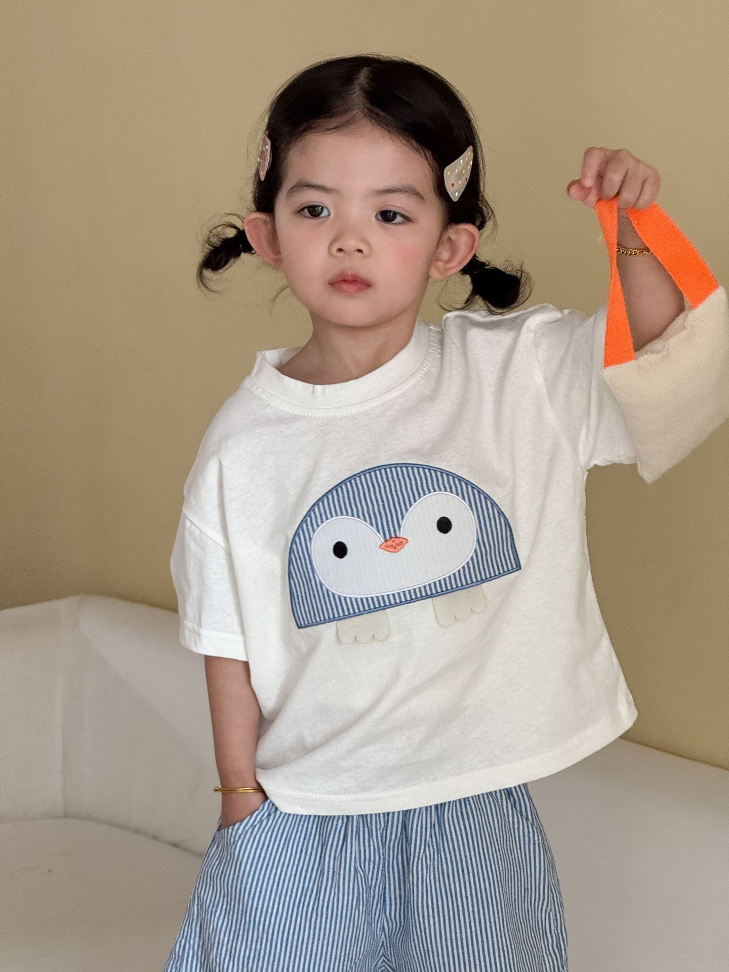 アニマルワッペンTシャツ&ショーツセット