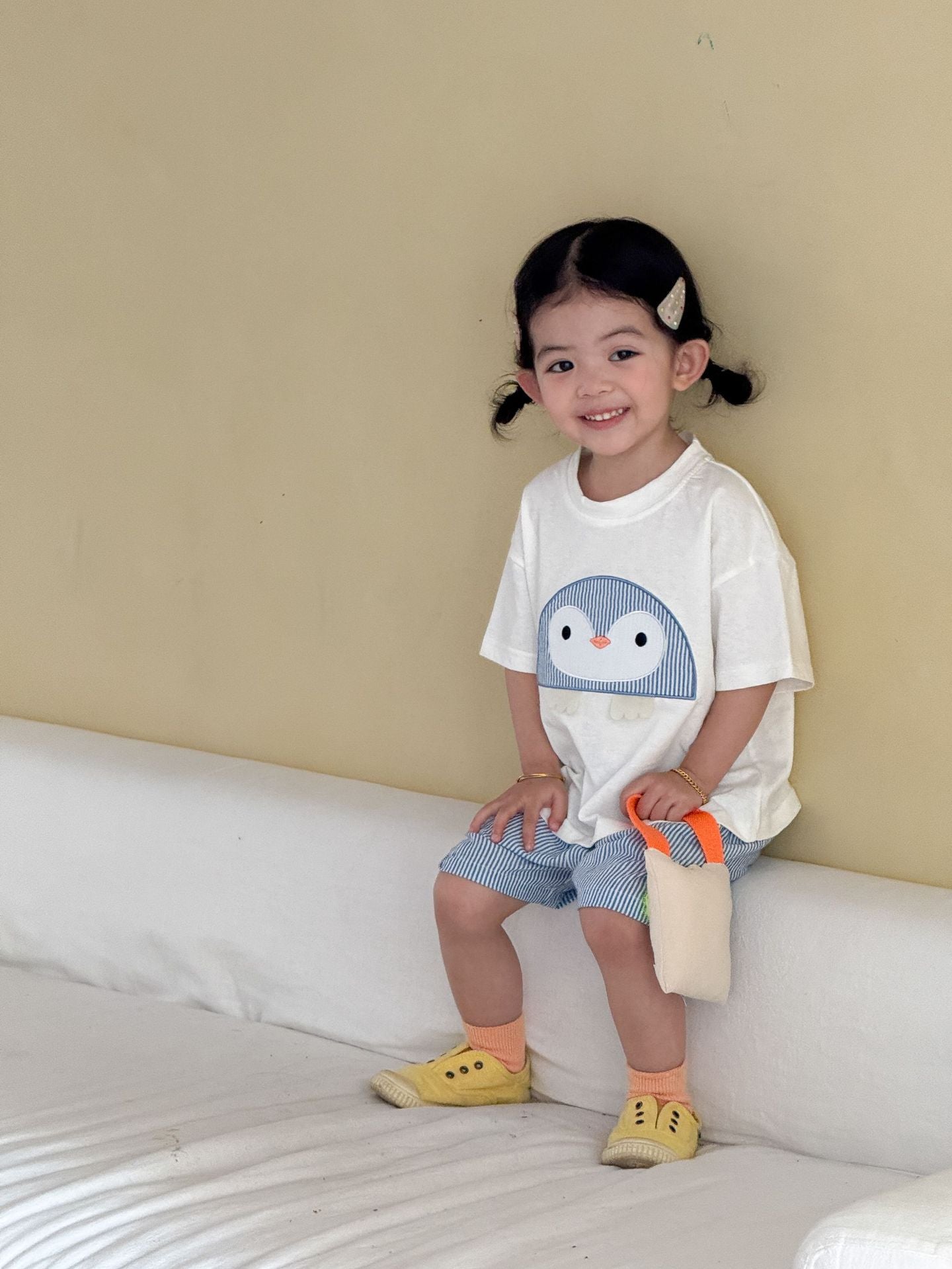 アニマルワッペンTシャツ&ショーツセット