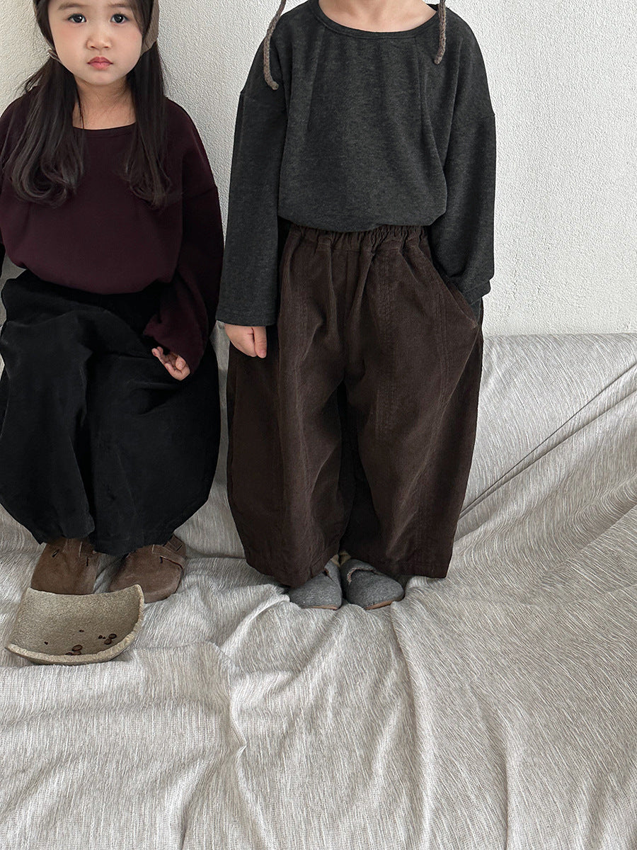 コーデュロイ4色展開パンツ