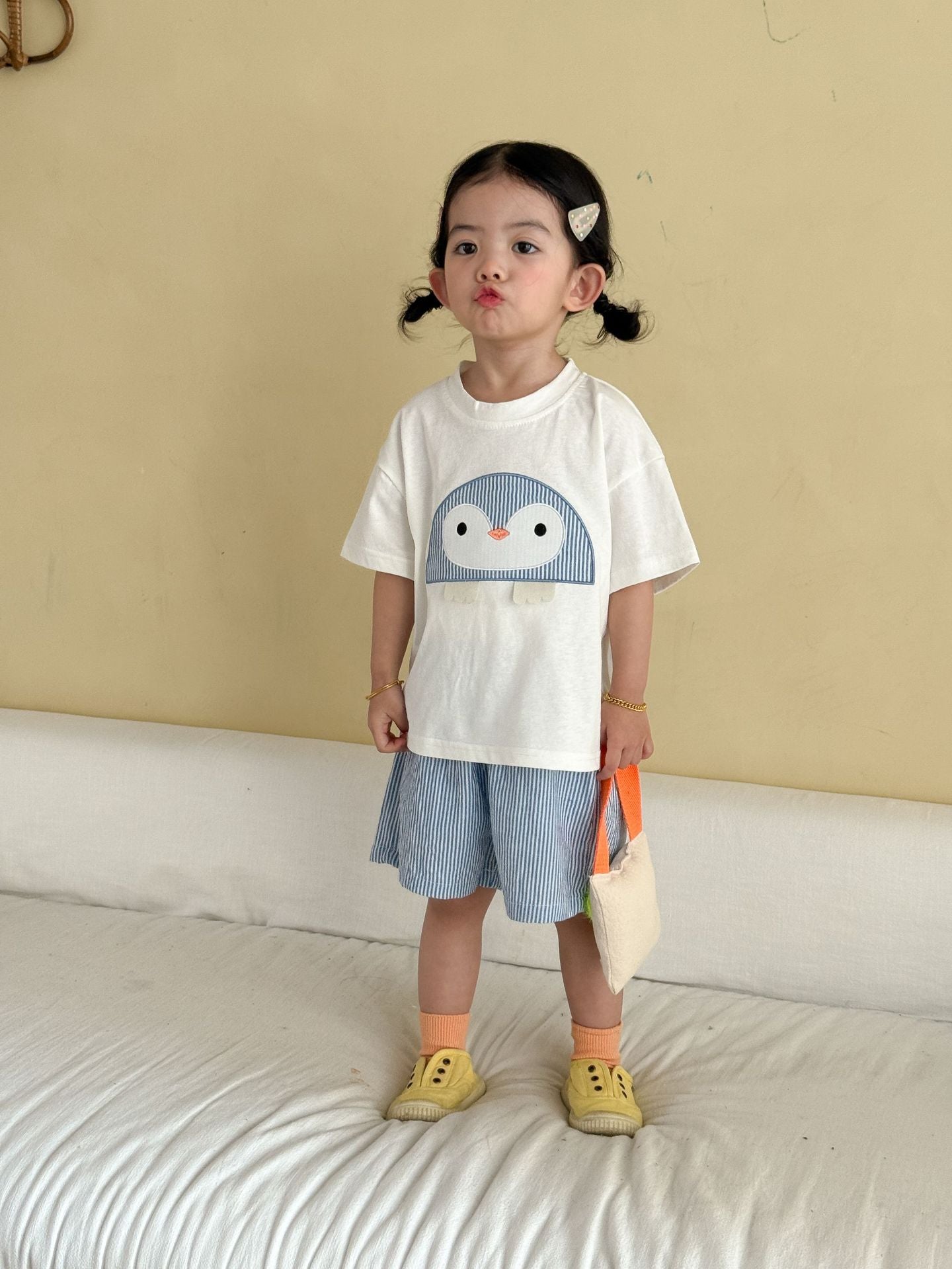 アニマルワッペンTシャツ&ショーツセット