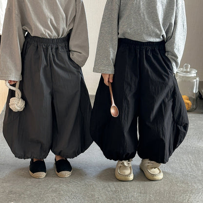 大胆シルエット無地ワイドパンツ