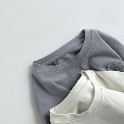 綿100%ベーシックTシャツ