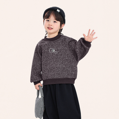 胸元刺繍スウェット