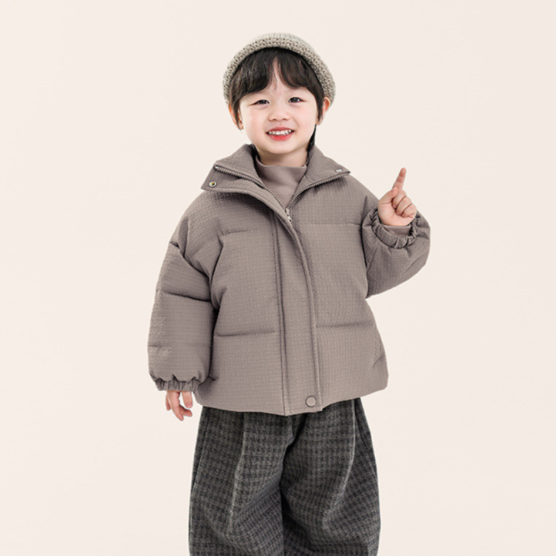 テクスチャード中綿ジャケット