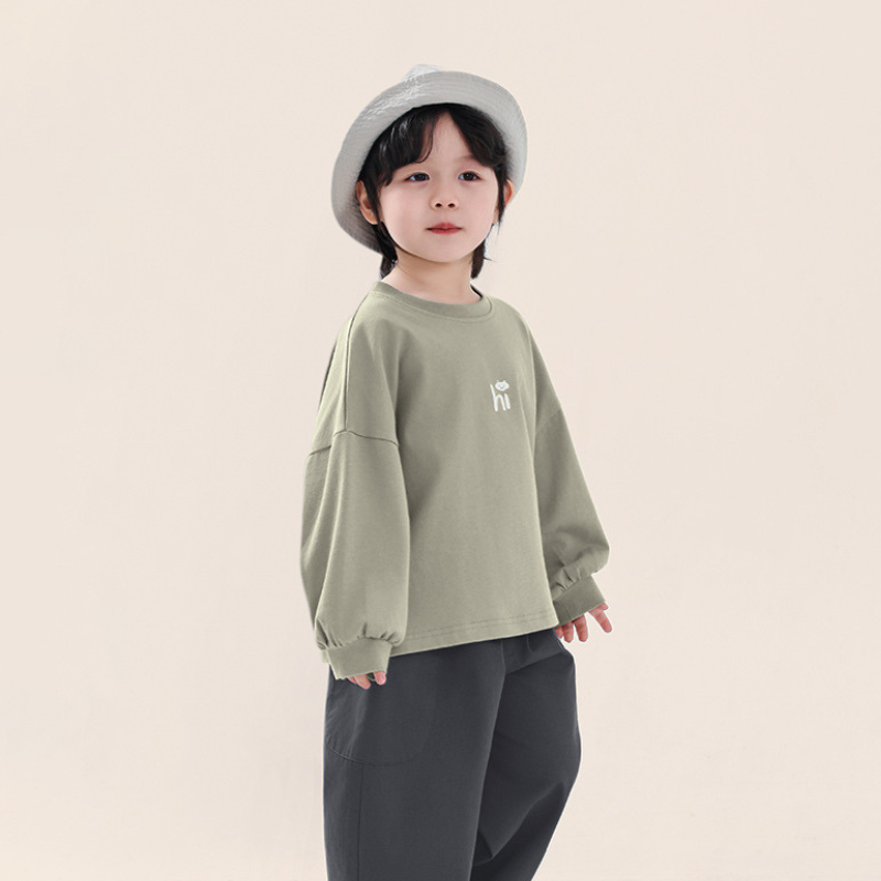 純棉クルーネックTシャツ