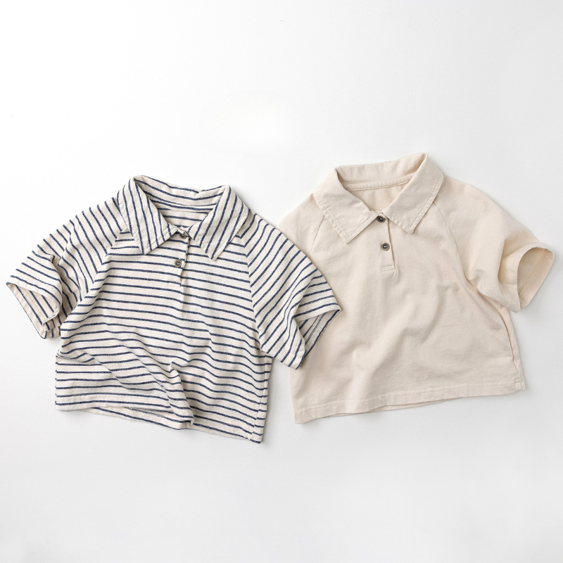 2タイプコットンポロシャツ