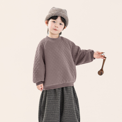 裏ボアキルティングスウェット